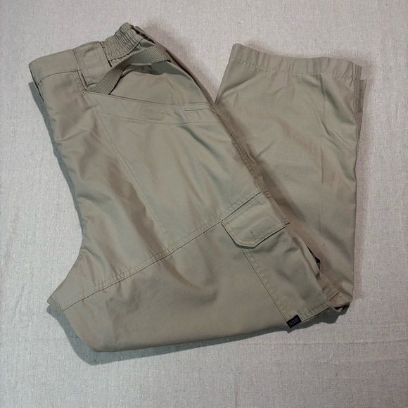 5.11 Tactical ABR Pro Pants Men’s 36 X 36 KHAKI FlexLite Rip-stop 9 Pocket 511 - Picture 1 of 8